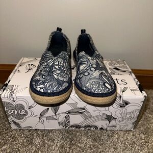 Sakroots Slip-On Shoes - Navy